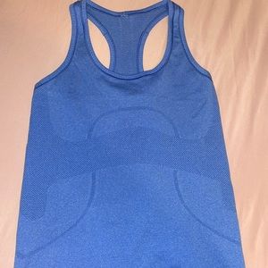 blue lululemon tank top